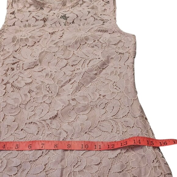 NWT Pink Lace Cocktail Dress Small - Picture 10 of 12